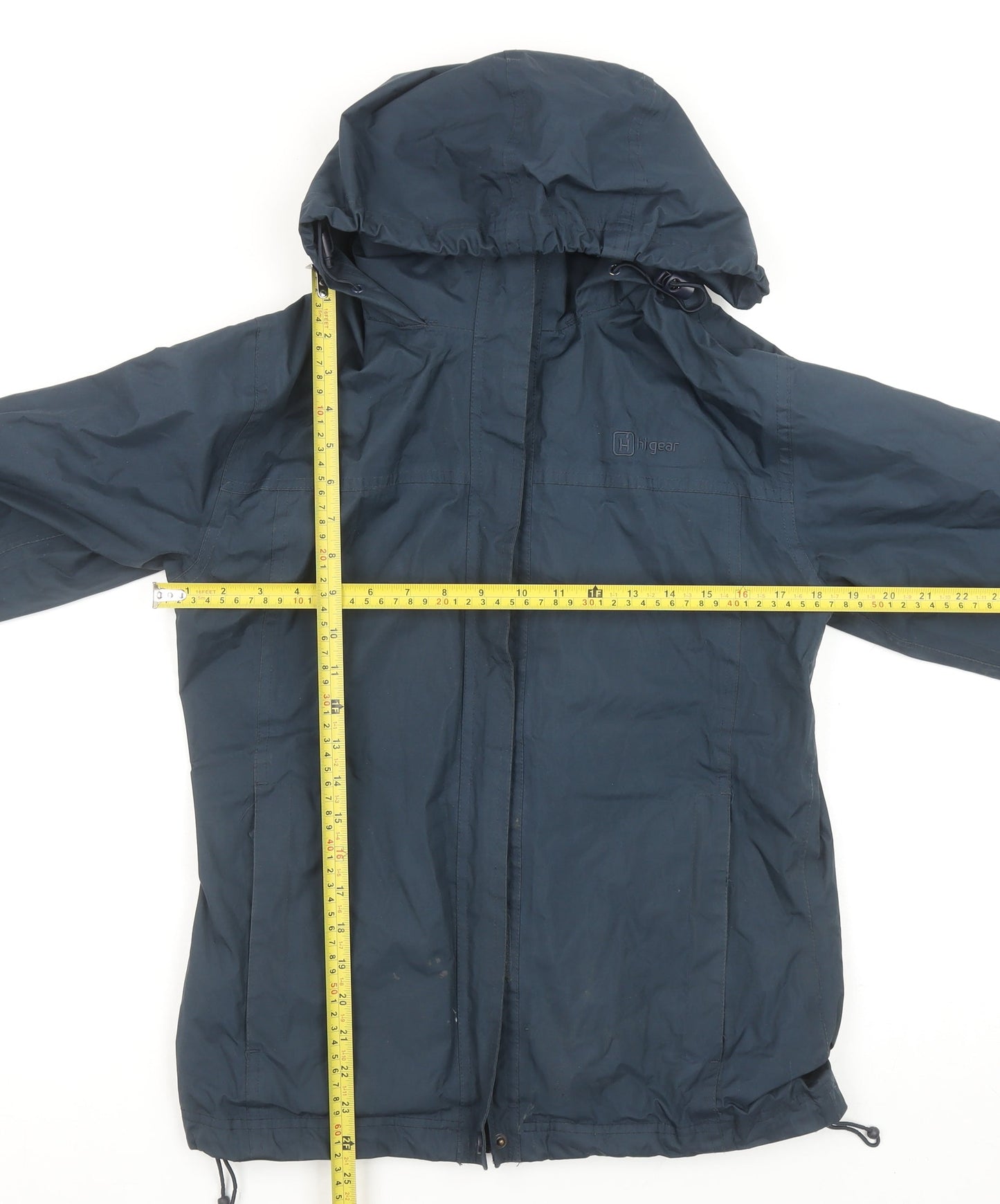 Hi Gear Women Blue Size 10 Waterproof Hooded Rain Coat Jacket