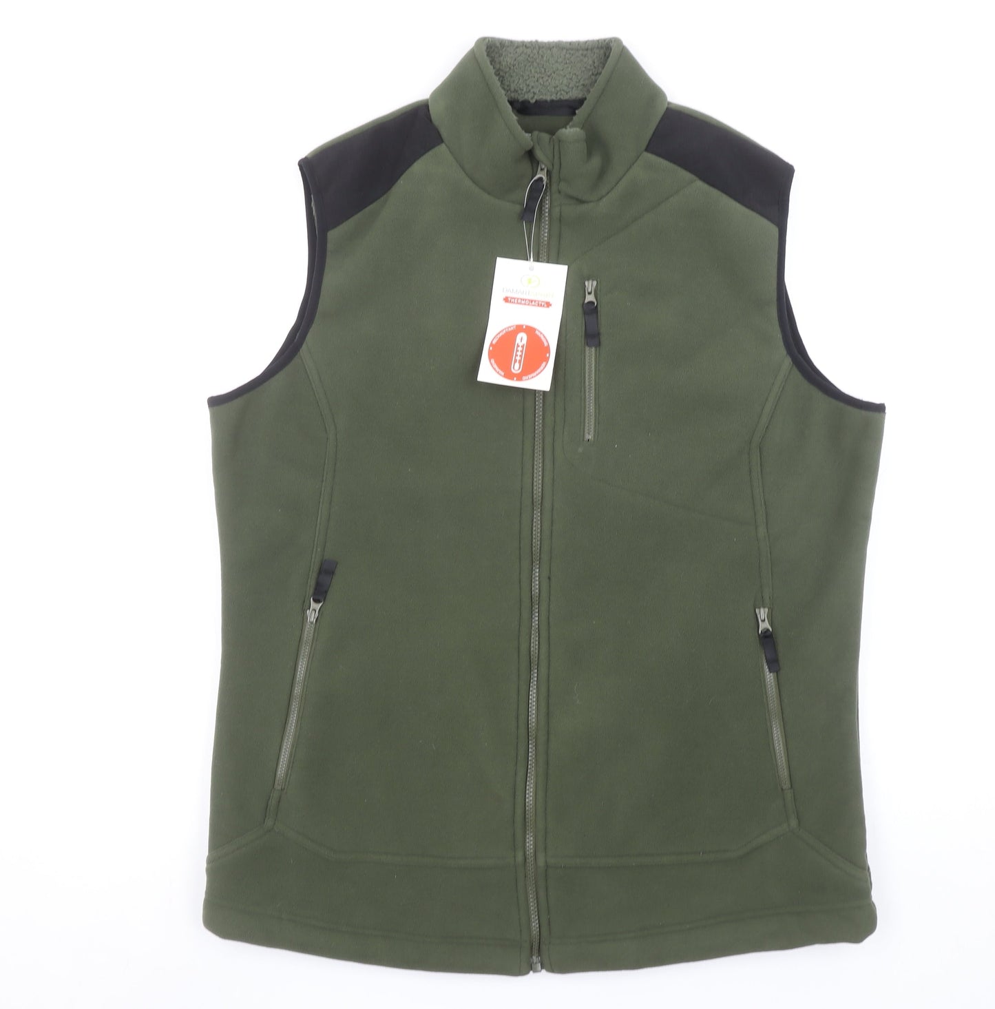 DamartSport Women Green 3XL Fleece Bodywarmer Waistcoat