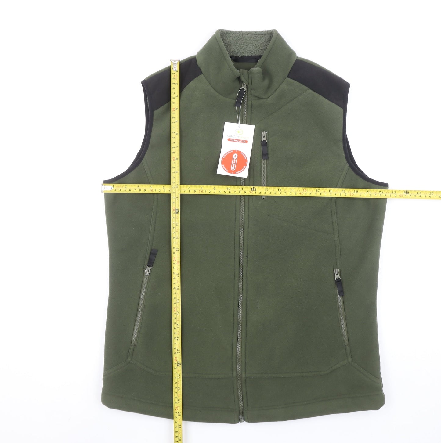 DamartSport Women Green 3XL Fleece Bodywarmer Waistcoat