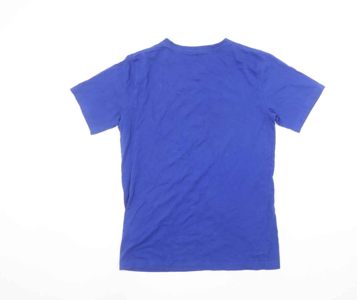 Converse Boys Blue XL Logo Graphic Print Cotton T-Shirt