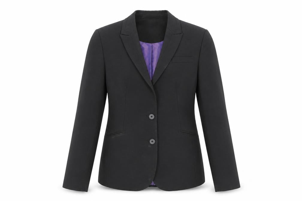 Brook Taverner Women’s Black Wool Blend Tailored Blazer Size 8R