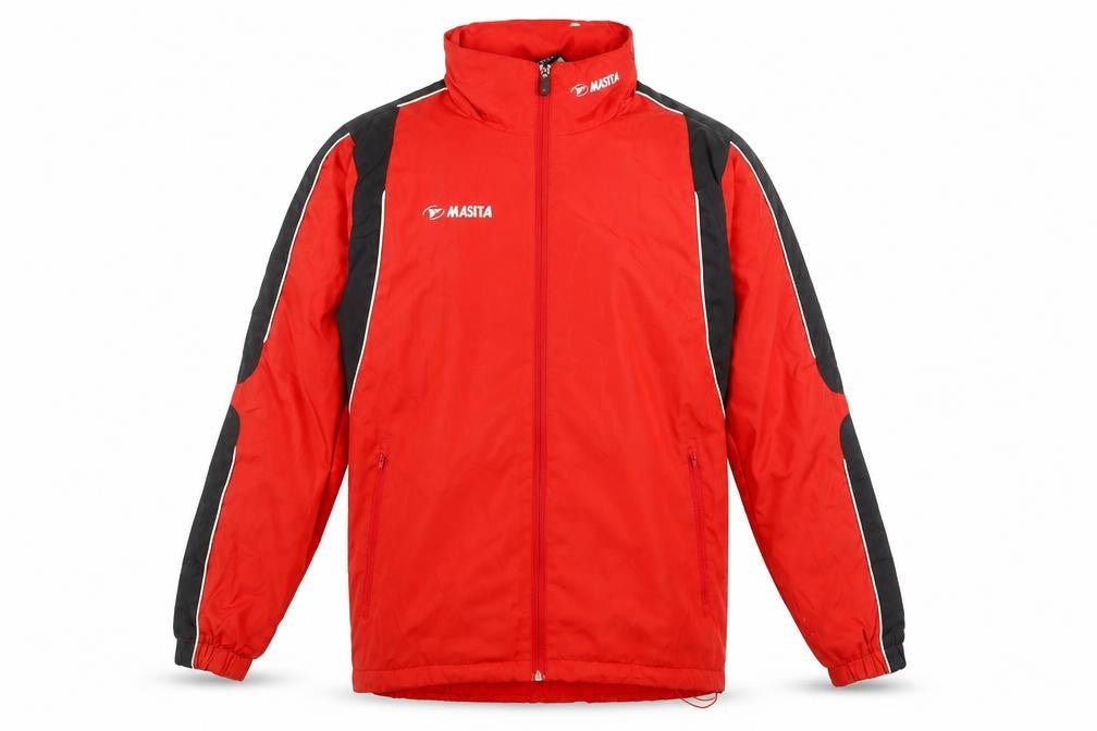 Masita Men's Red Windbreaker Sports Jacket Size S Polyester