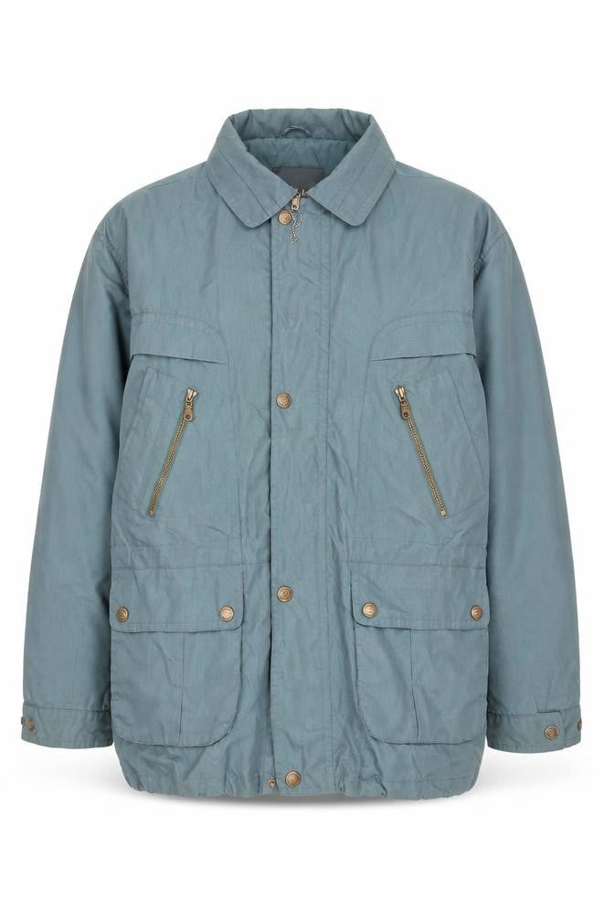 Hawkshead Men’s Green Parka Jacket M Mid-Length Lined Outdoor Zip Pockets