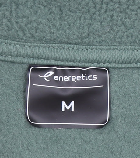 Energetics Women's Green Fleece 1/2 Zip Pullover Sweatshirt M