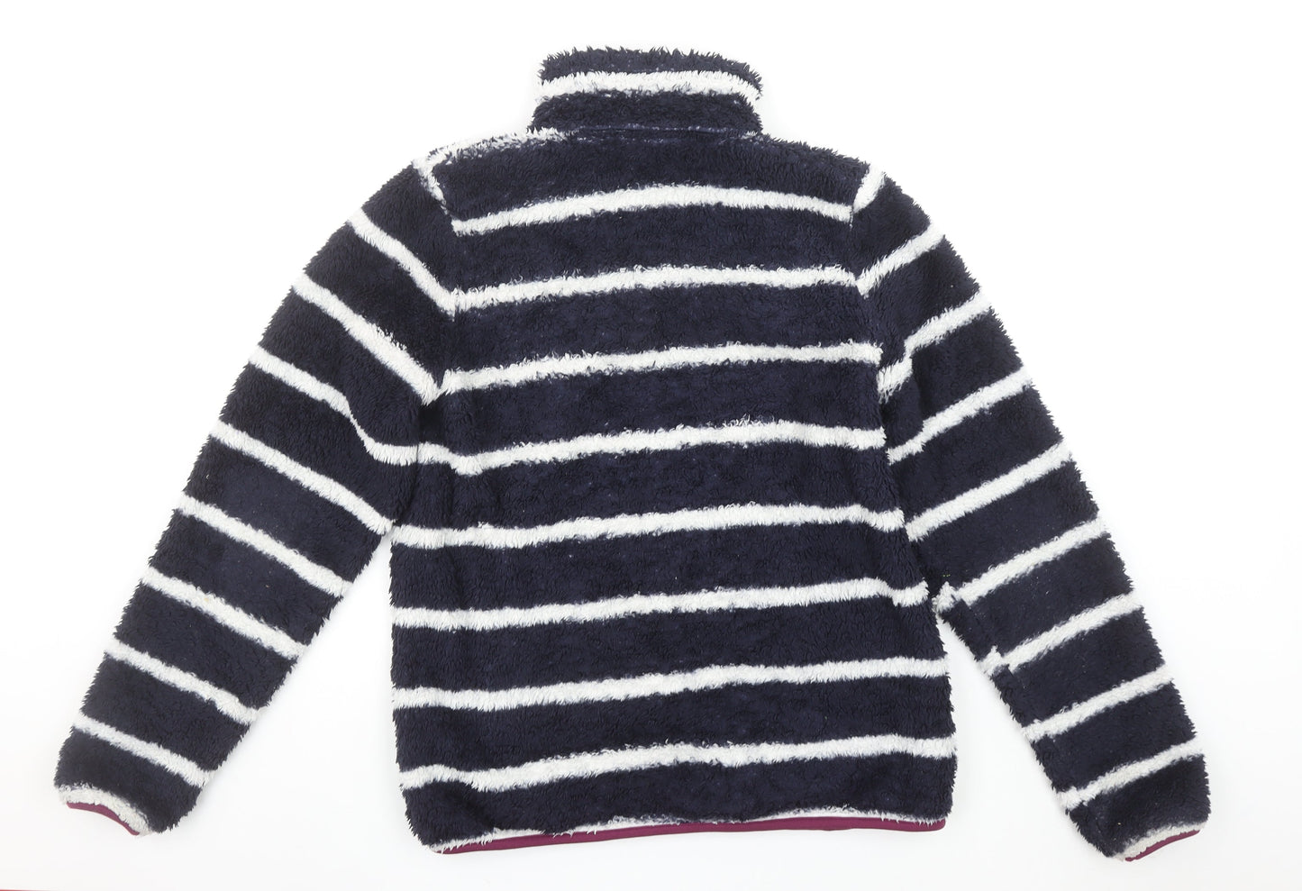 Mountain Warehouse Womens Navy Stripe Fleece Pullover UK 12