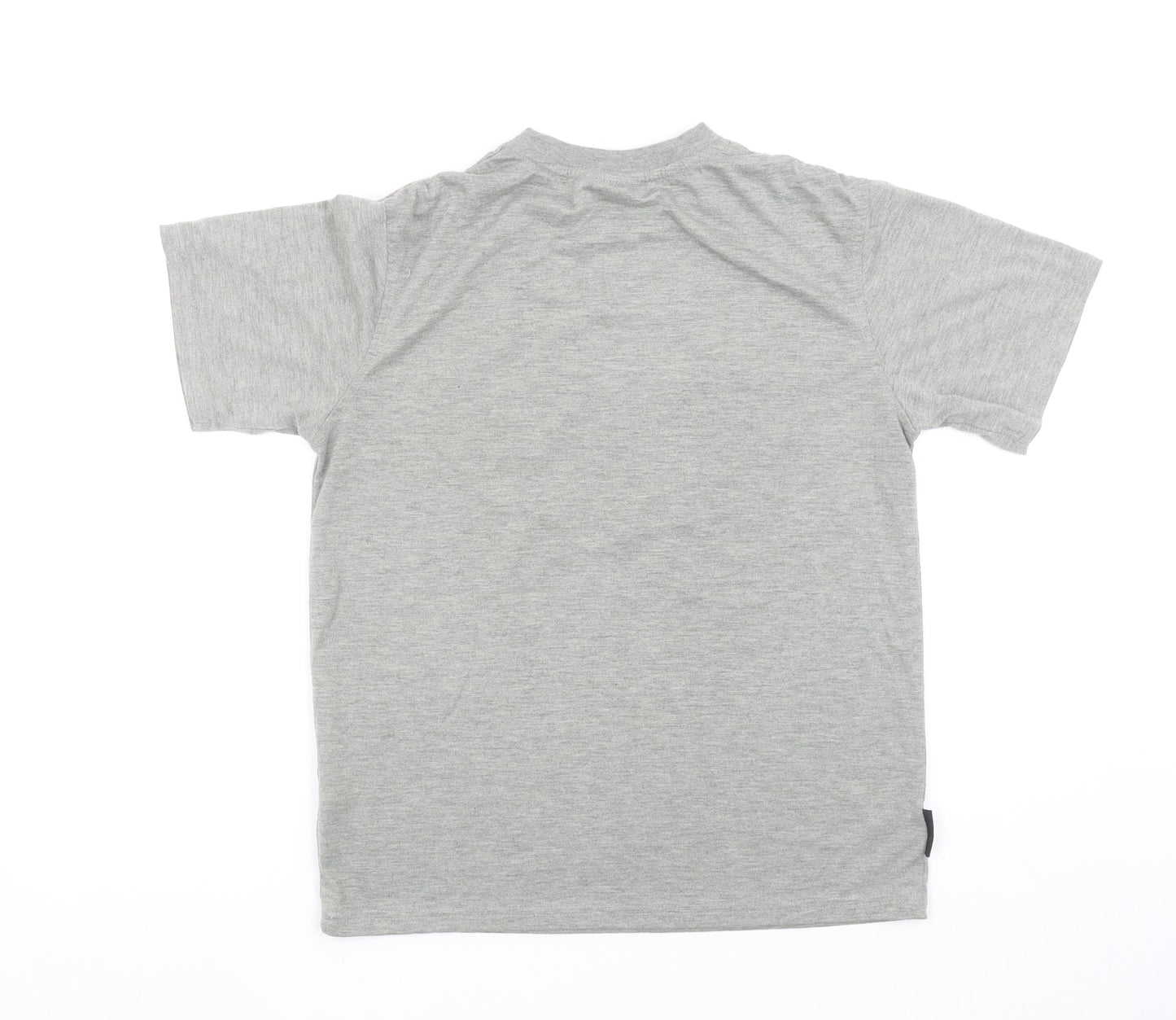 Le Coq Sportif Boys Grey XL Graphic Logo Sports T-Shirt