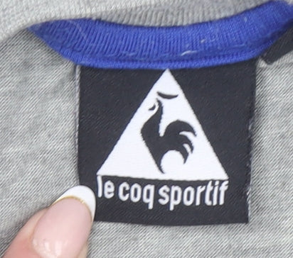 Le Coq Sportif Boys Grey XL Graphic Logo Sports T-Shirt