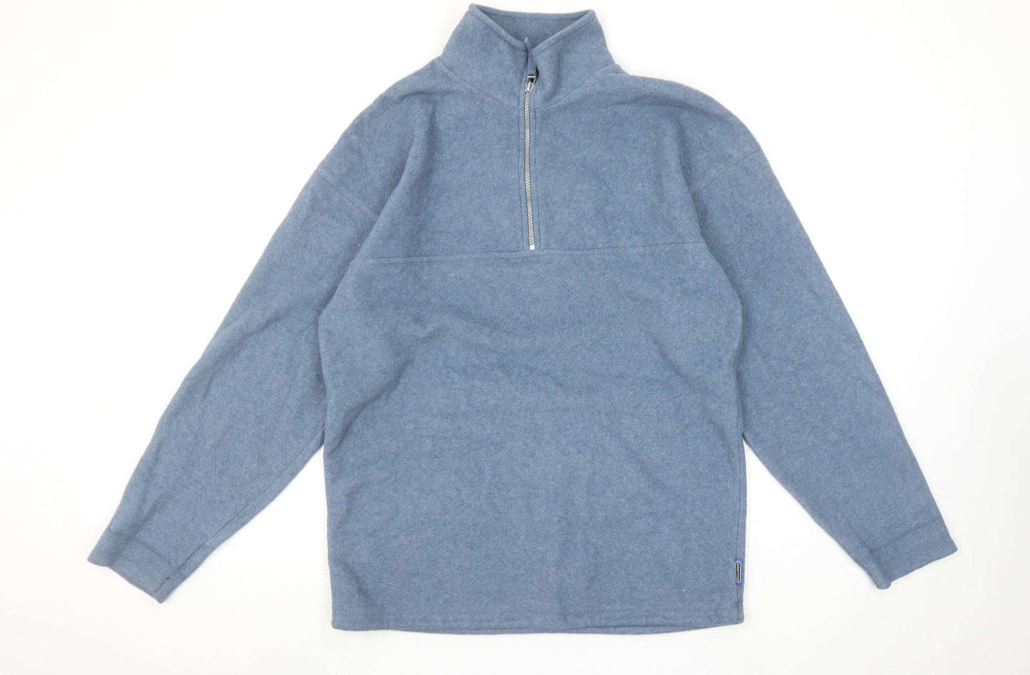 Zantos Men's Blue Fleece 1/2 Zip Pullover Sweatshirt Size S