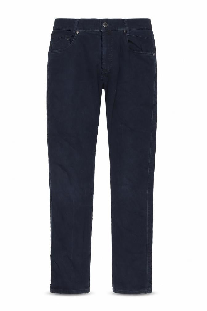 Bugatti Men's Blue Chino Trousers Size 20 Regular Fit Stretch Cotton