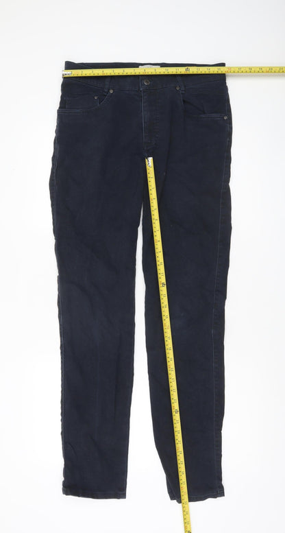 Bugatti Womens Blue Chino Trousers Size 20 Regular Fit Stretch Cotton