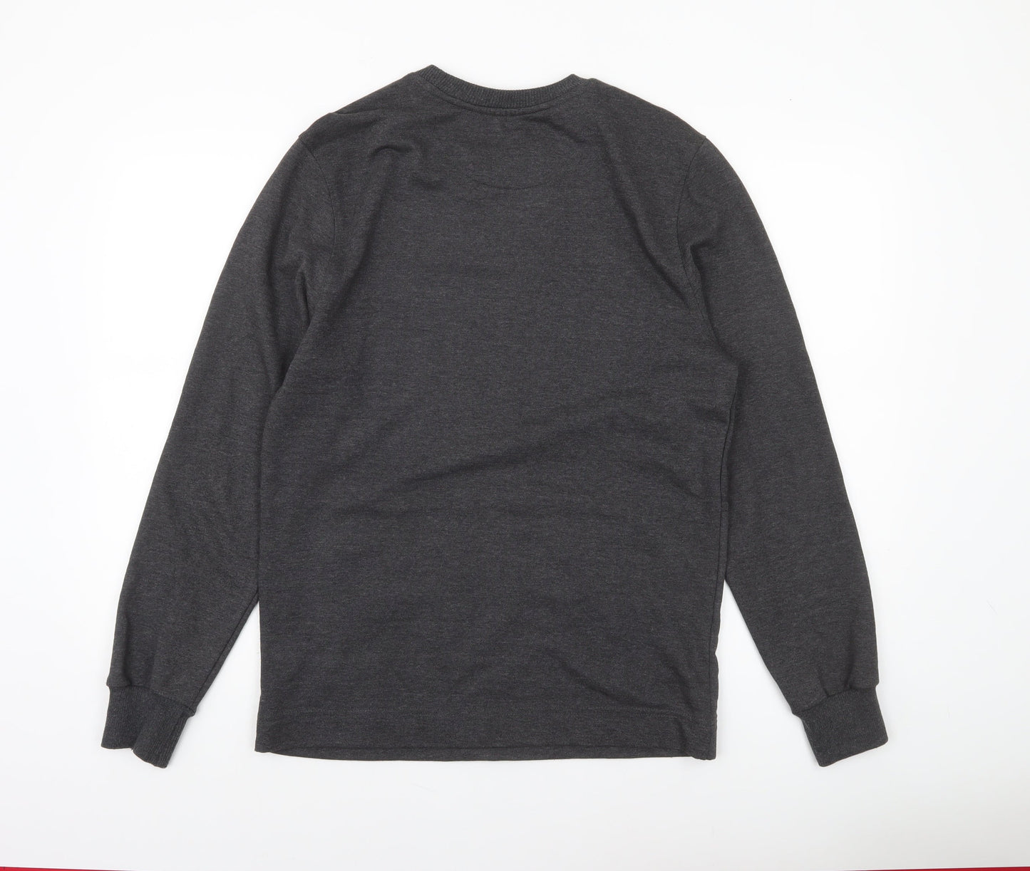 Gio-Goi Mens Grey Small Crew Neck Pullover Sweatshirt