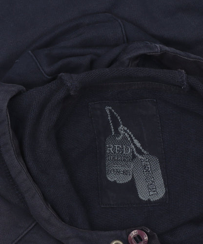 Additional view of Red Herring Men's Navy Blue Pullover Hoodie, size M, Cotton