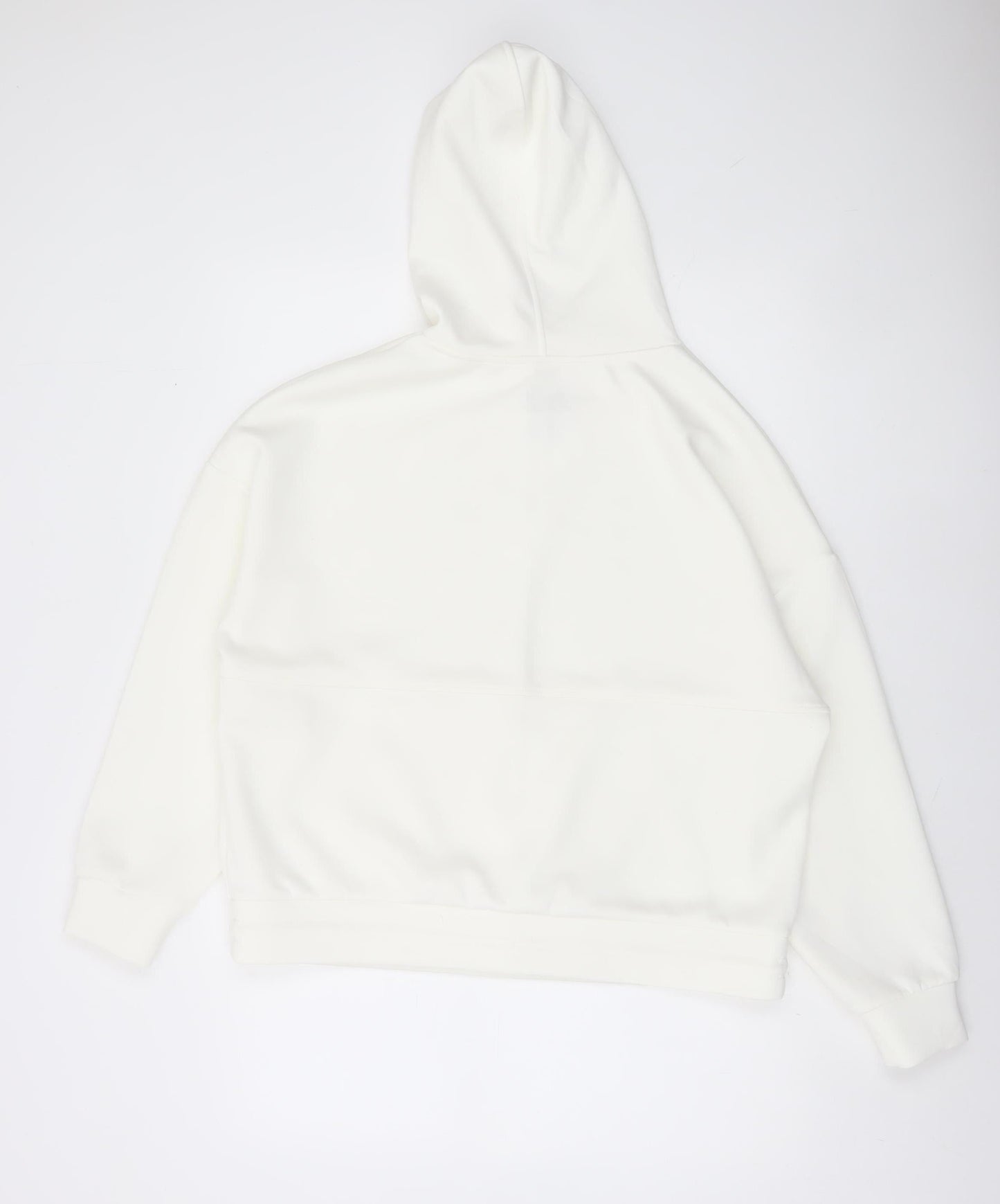 Dunnes Stores Women Cream Pullover Hoodie M Relaxed Fit