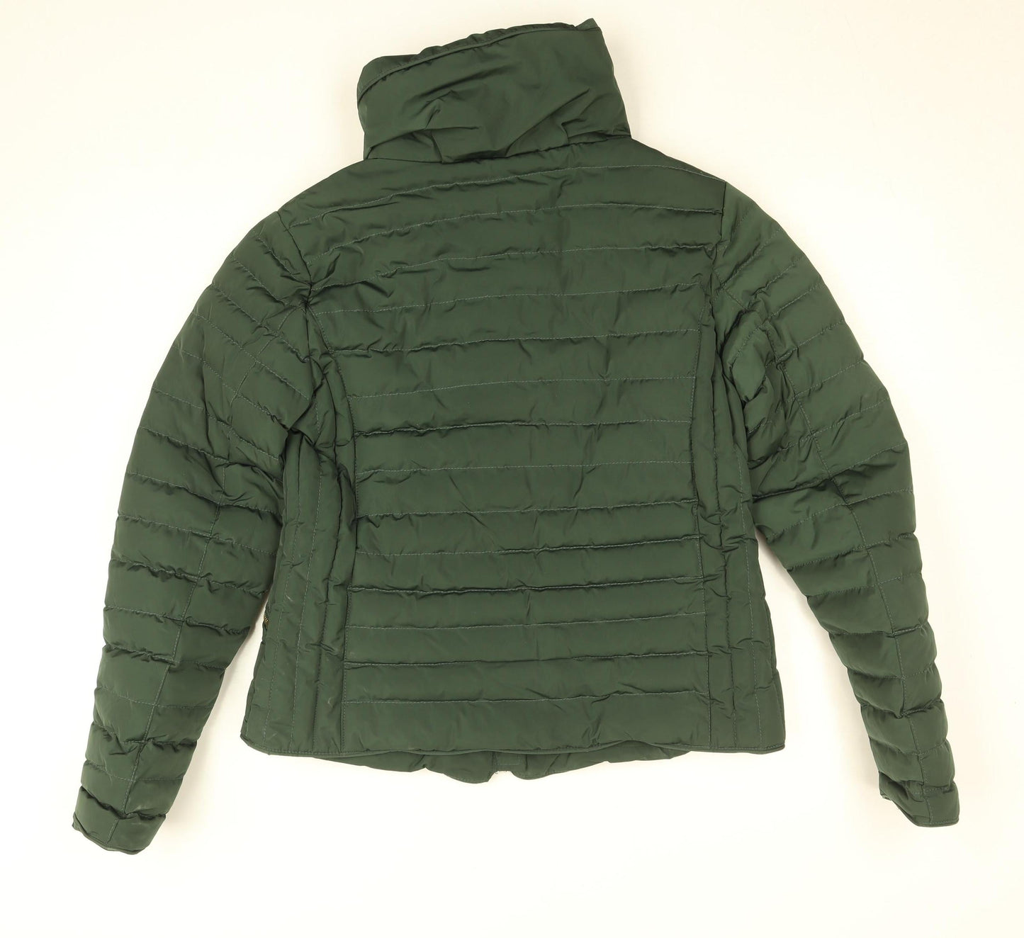 Tokyo Laundry Women’s Green Quilted Puffer Jacket UK 12