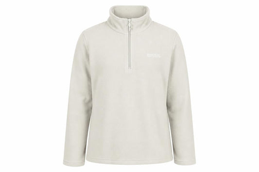 Regatta Women’s Grey Fleece 1/4 Zip Pullover Top Size 8