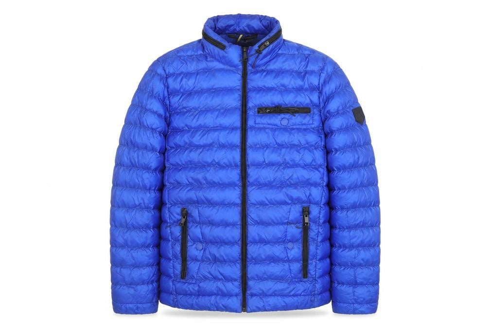 XV Kings Men's Blue Regular Fit Puffer Jacket Size M