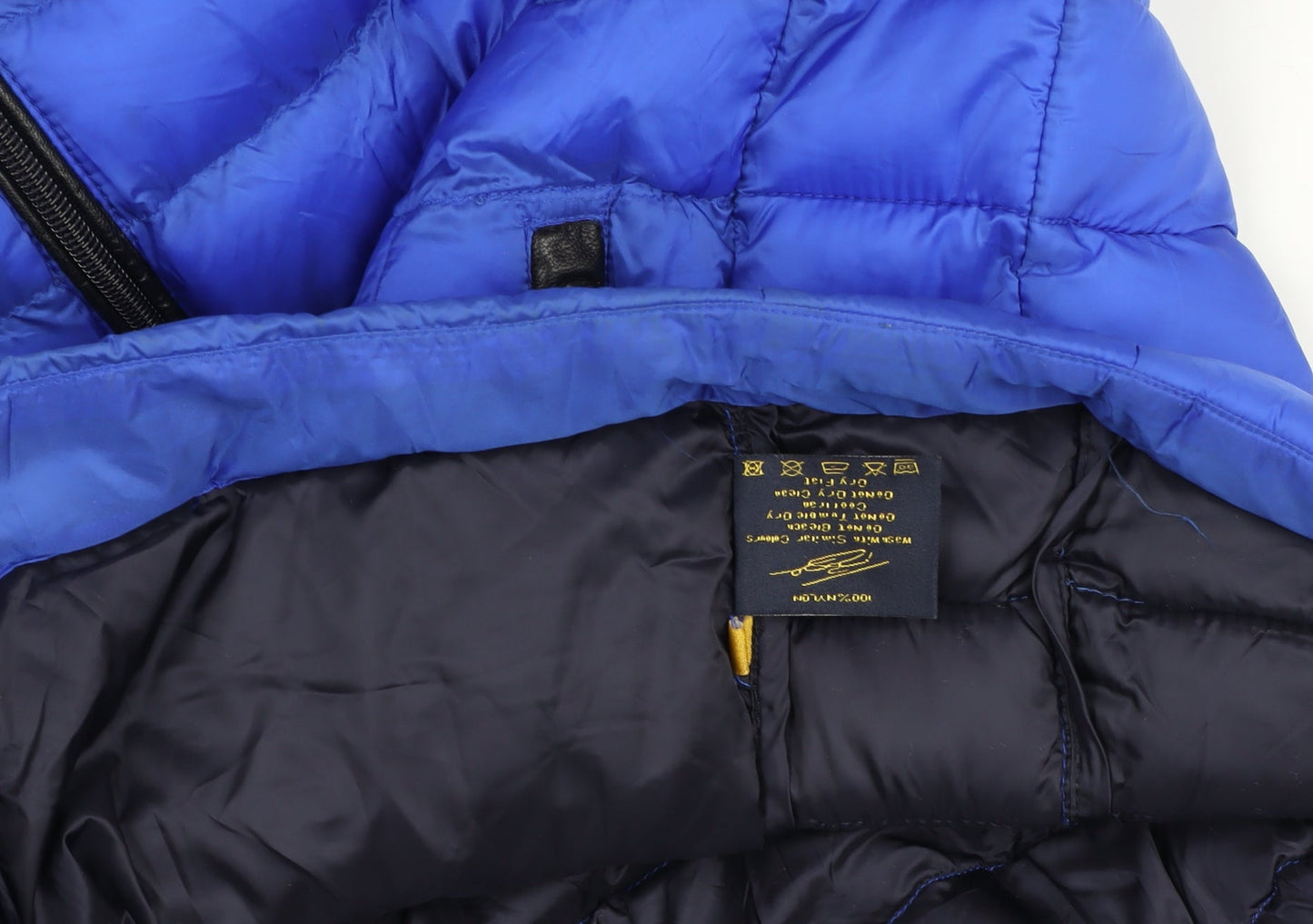 XV Kings Men's Blue Regular Fit Puffer Jacket Size M