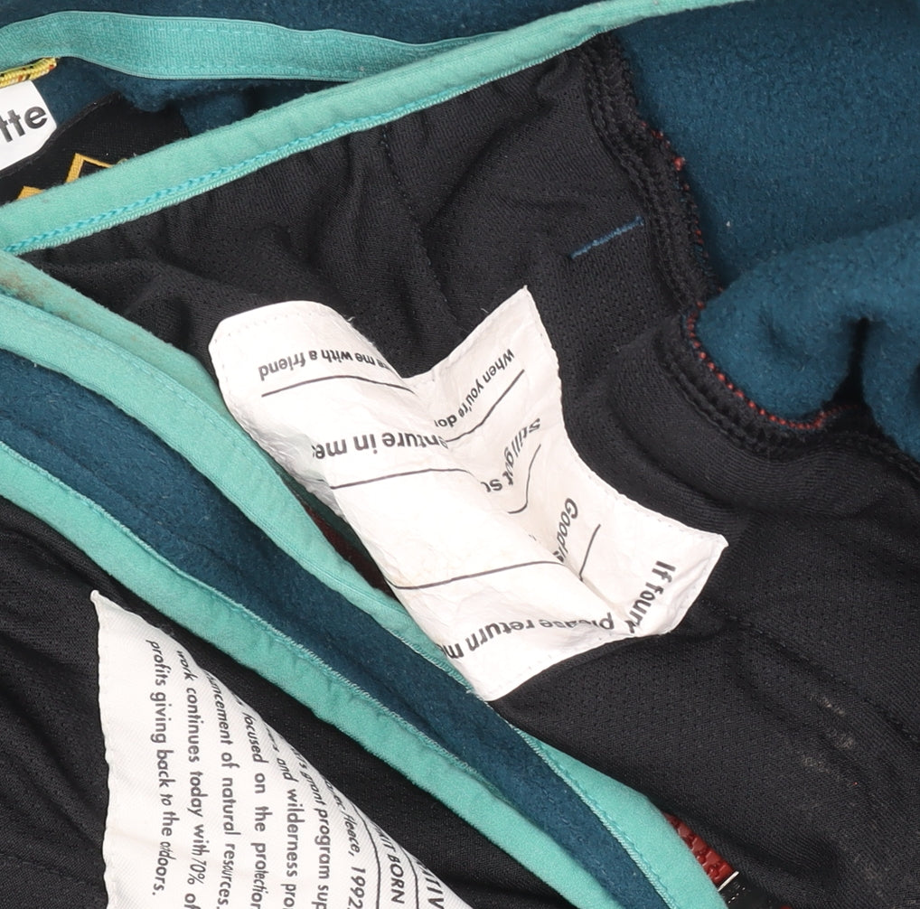 REI Co-op Boys Blue Fleece Full Zip Jacket Size 10-12 Years Lightweight Outdoor