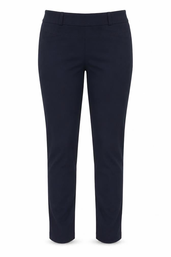 Dunnes Womens Black Size 14 Slim Fit Stretch Trousers