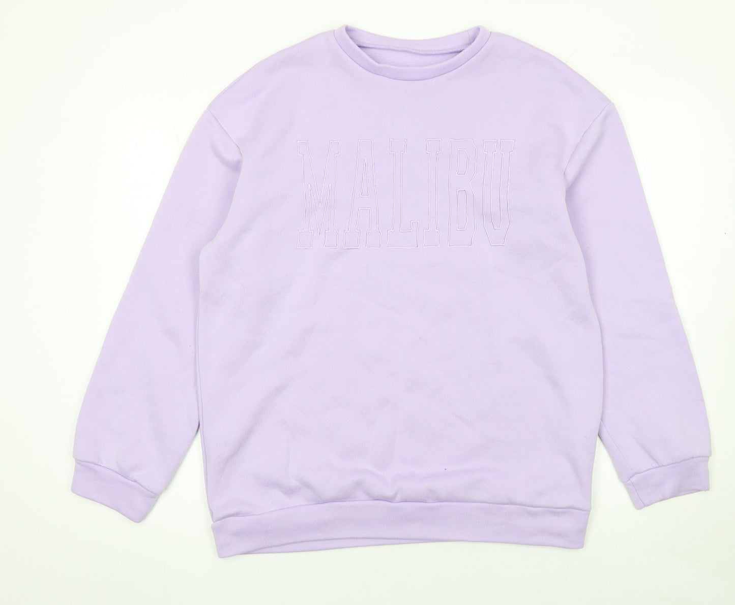 SHEIN Womens Lilac Malibu Sweatshirt Size 10 Regular Fit