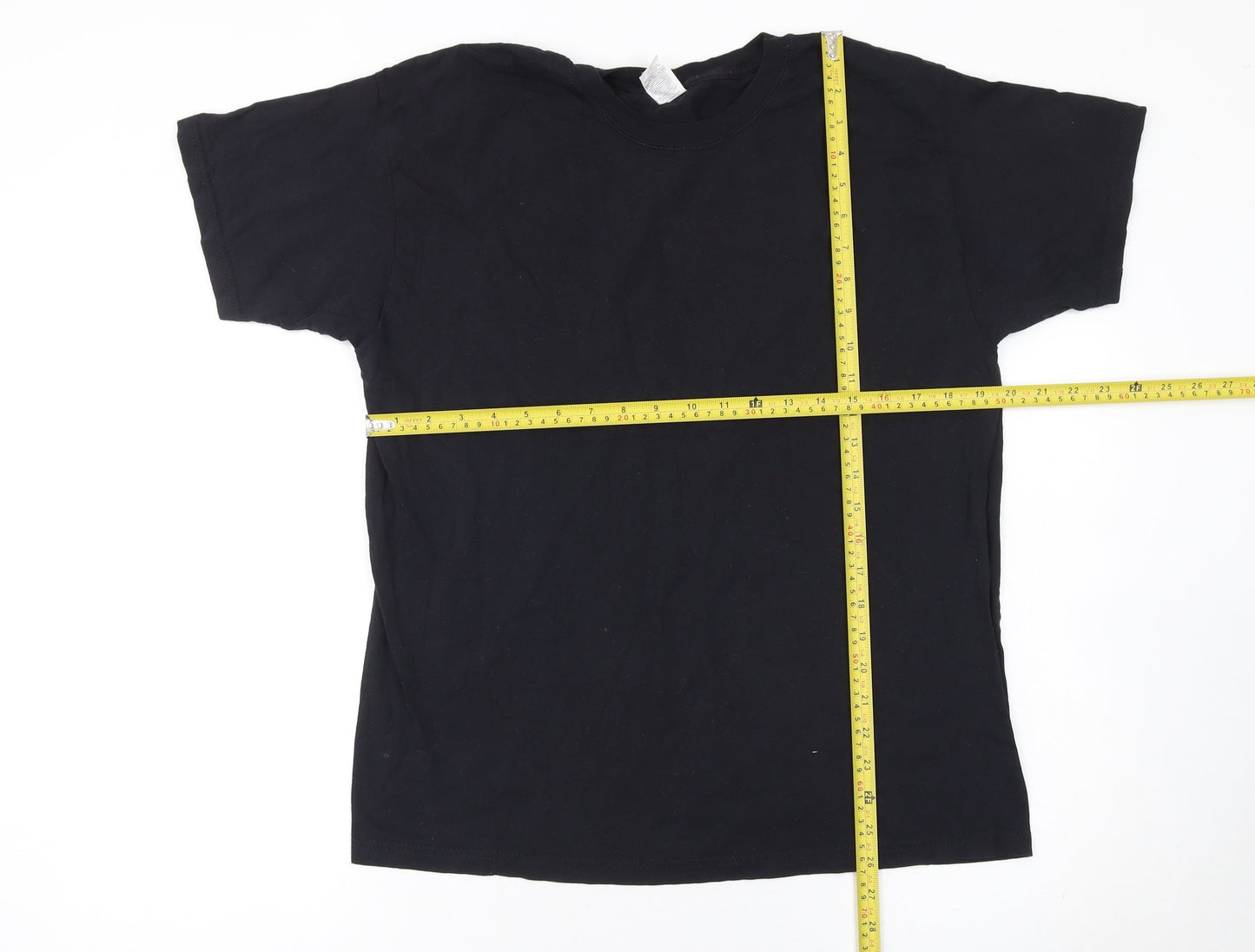 Fruit of the Loom Men's Black C. Ronaldo Graphic T-Shirt Size L