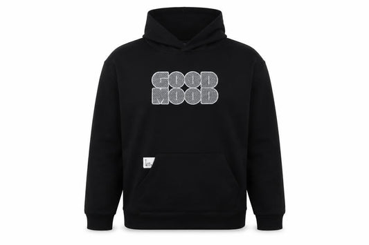 Six Collection Men's Black XL Pullover Hoodie with Graphic Print