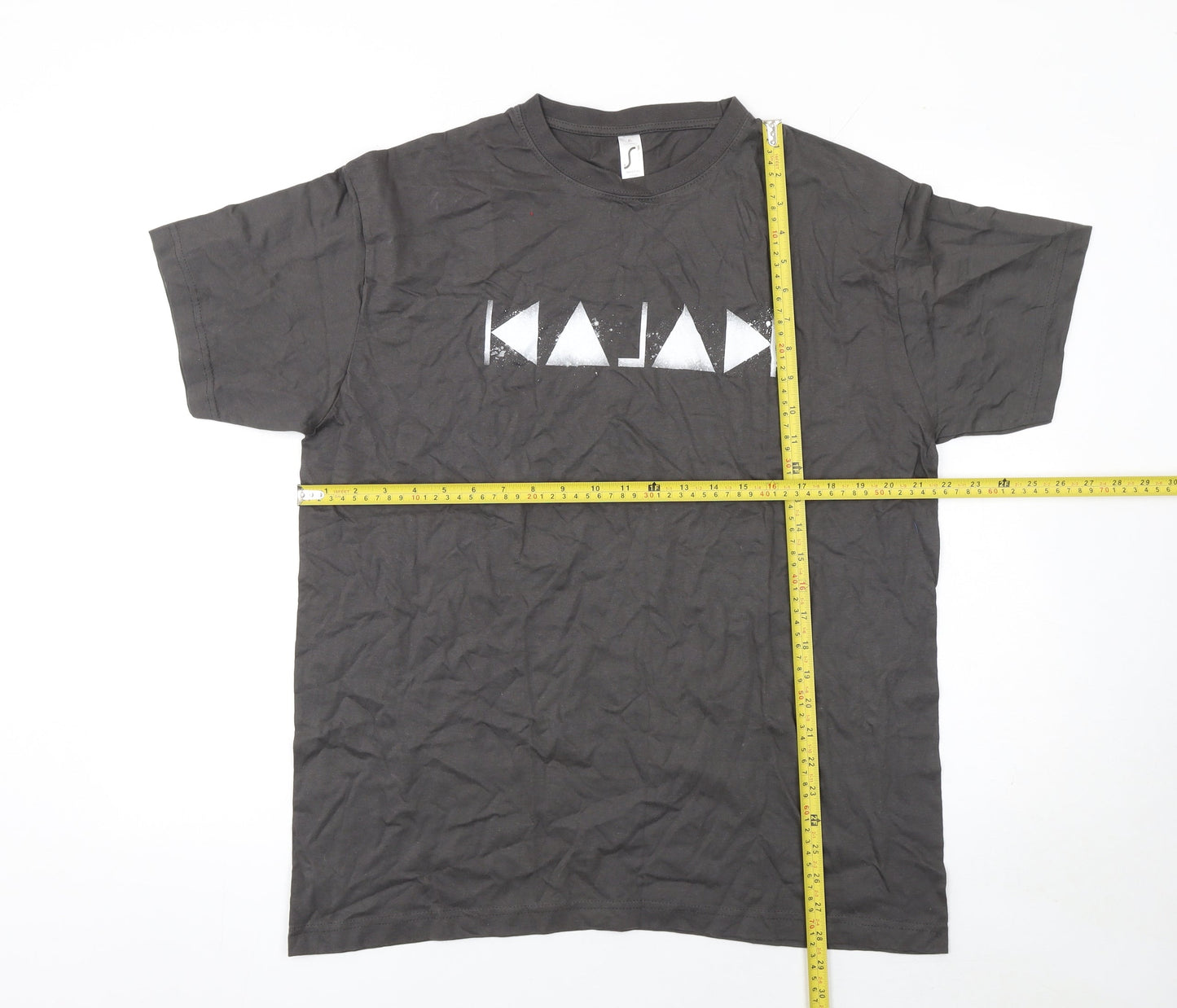 SOL'S Imperial Men's Black Graphic Print T-Shirt XL Cotton