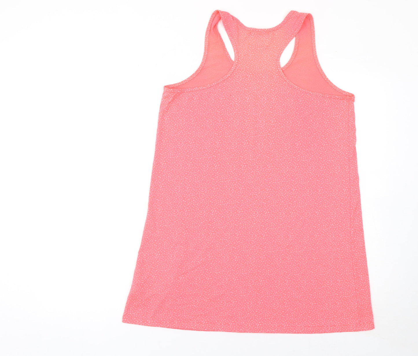 Matalan Women's Pink Polka Dot Sleeveless Nightshirt Size 12-14