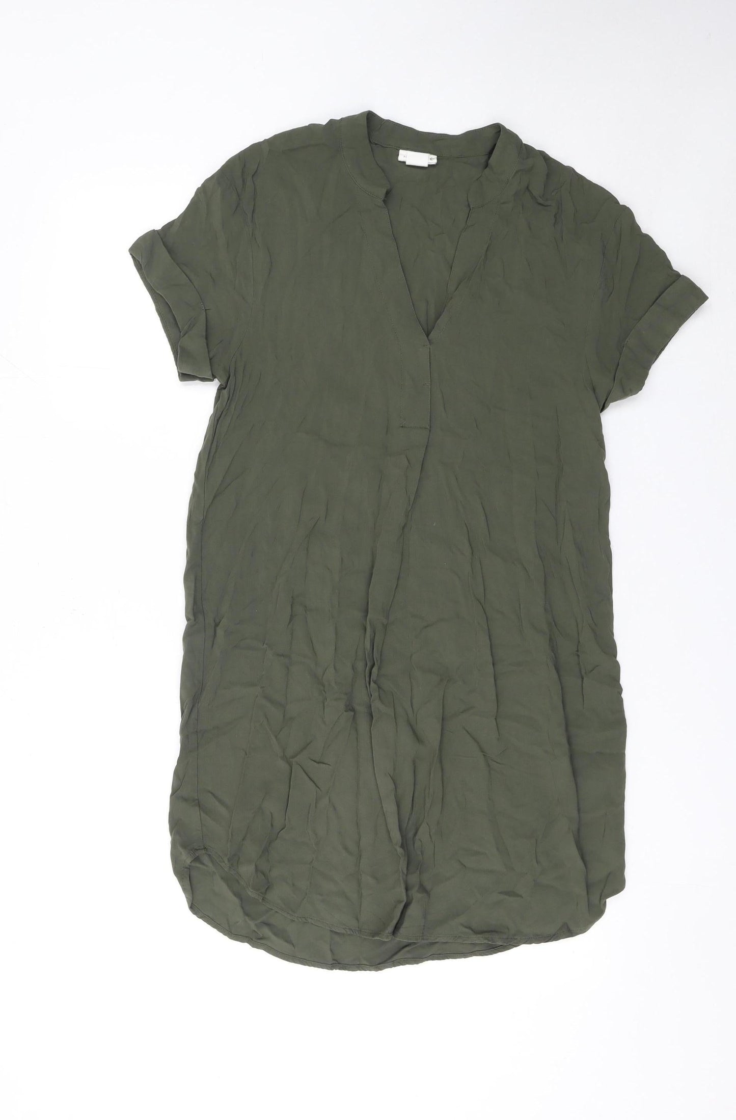 Anna Glover Women’s Green Viscose Shirt Dress Size 6
