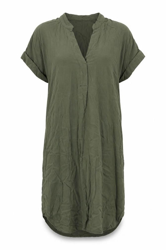 Anna Glover Women’s Green Viscose Shirt Dress Size 6