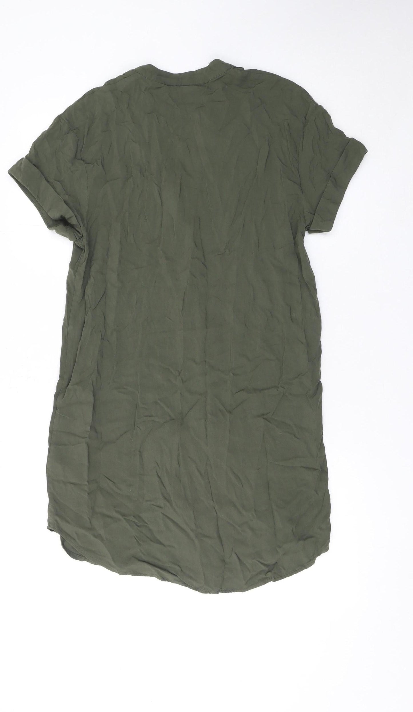 Anna Glover Women’s Green Viscose Shirt Dress Size 6