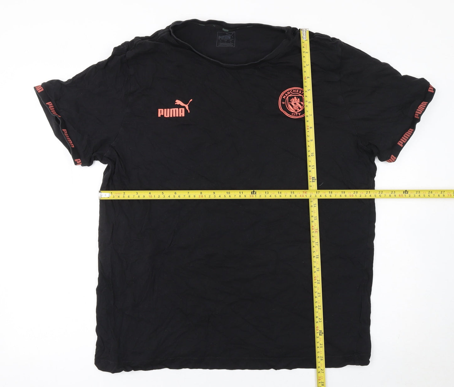 Puma Men’s Black Manchester City XL Sports Graphic T-Shirt