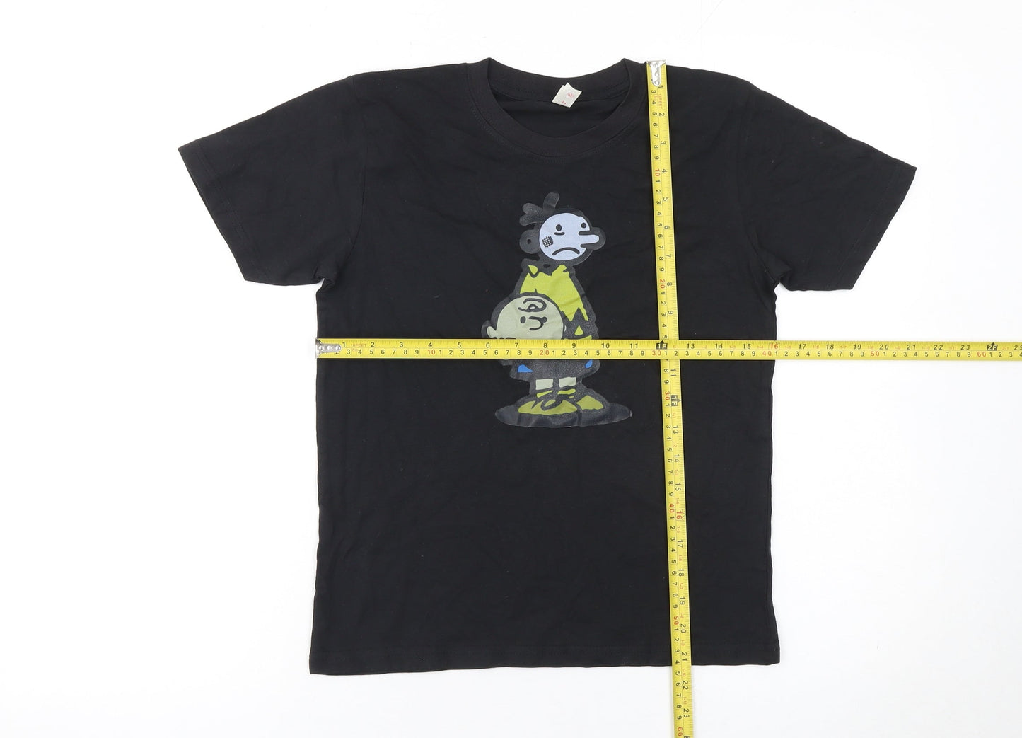 Casual Classics Boys Black Peanuts Graphic Cotton T-Shirt 9-11 Years