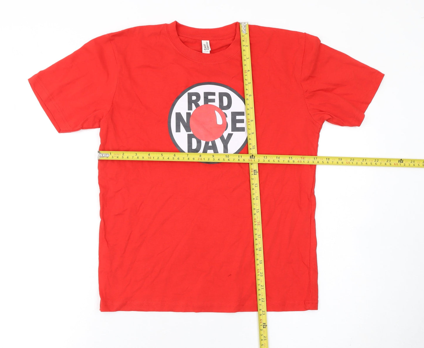 Casual Classics Boys Red Red Nose Day Graphic Cotton T-Shirt 12-13 Years