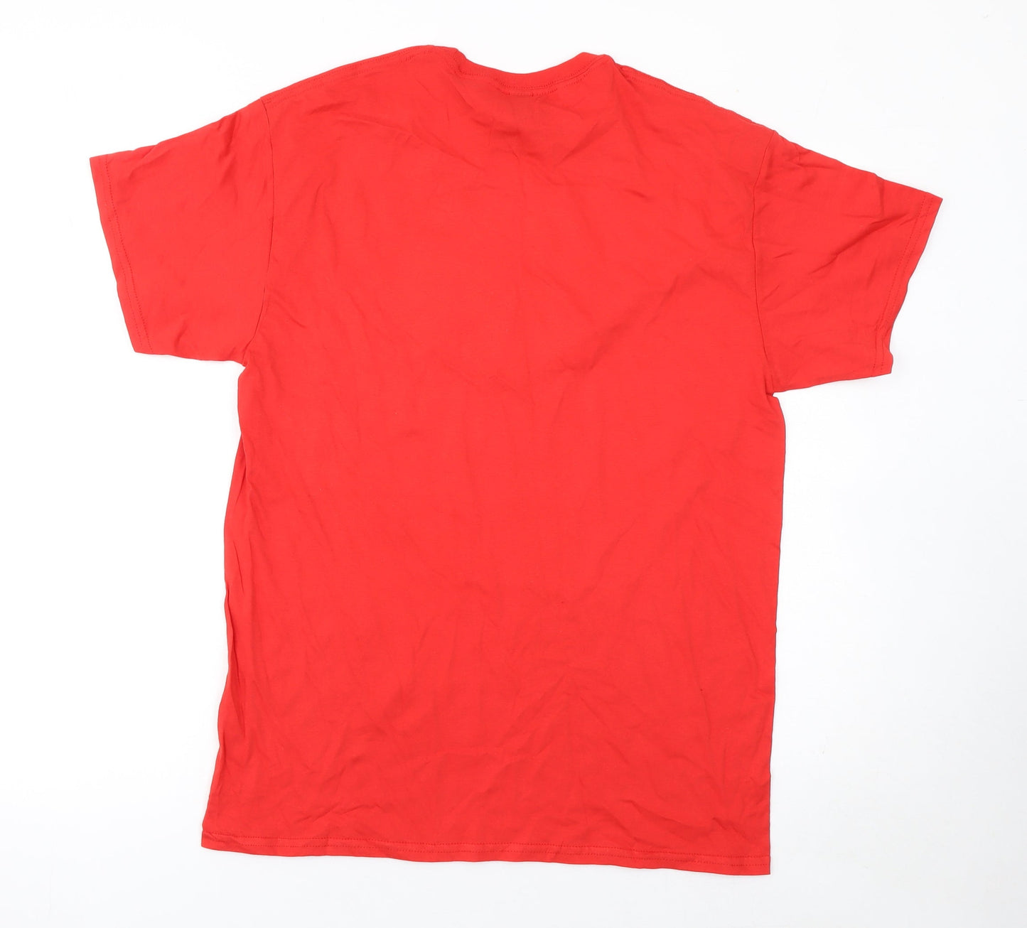 Fruit of the Loom Men's Red Red Nose Day Cotton T-Shirt Medium