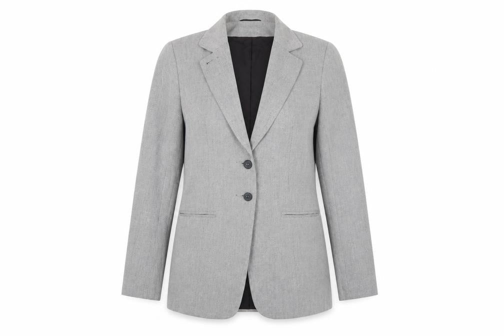 Wallis Petite Women's Grey Blazer Size 12 Classic Work Jacket