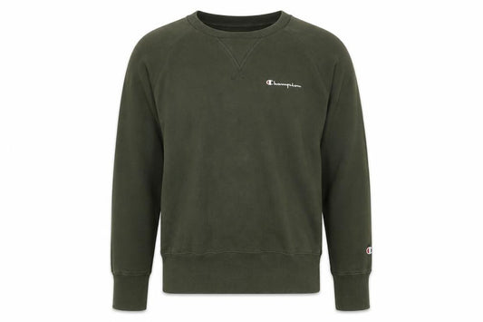 Champion Mens Green Crew Neck Pullover Sweatshirt XS Cotton