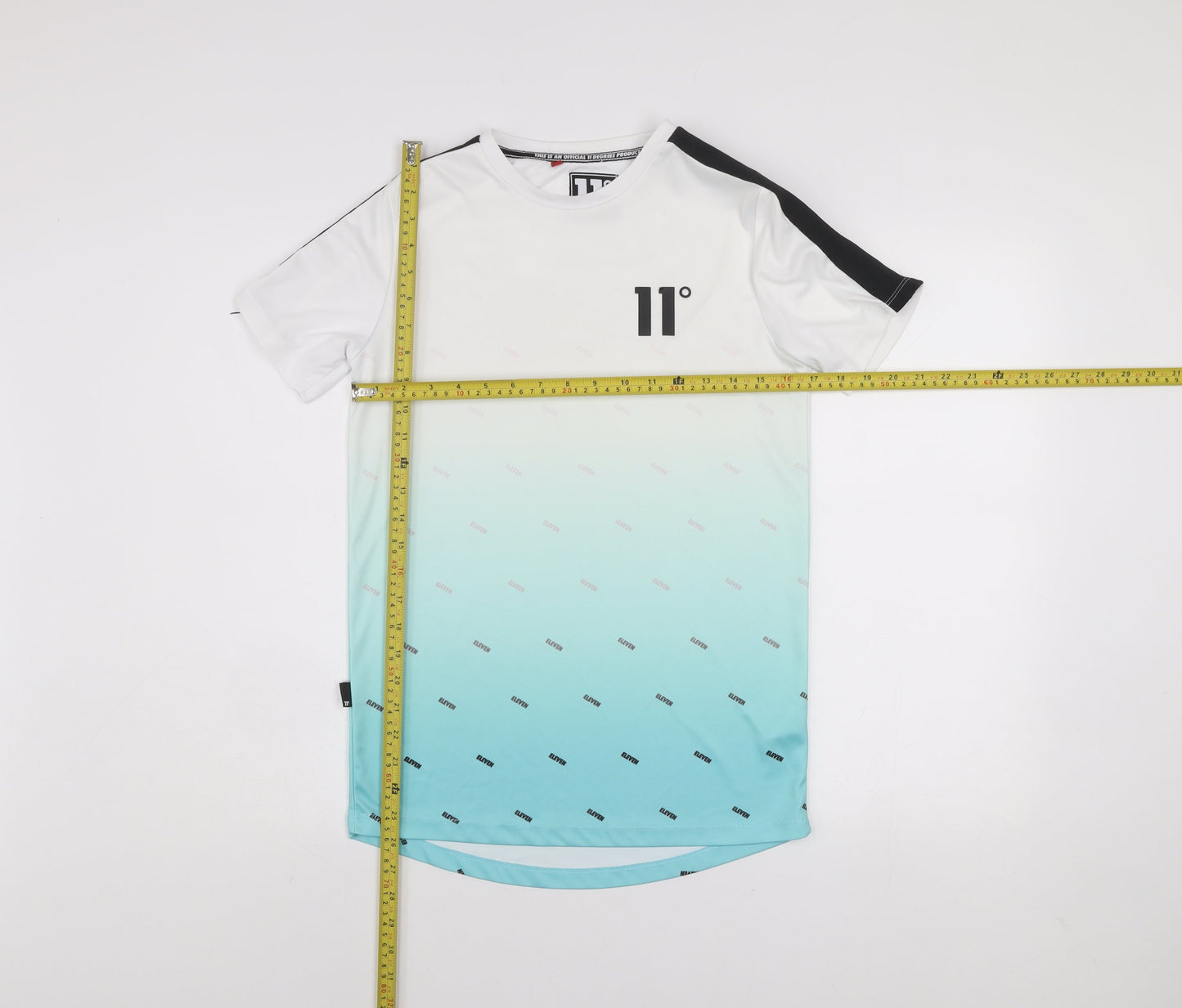 11 Degrees Men's Multicoloured XS Slim Fit Short Sleeve T-Shirt