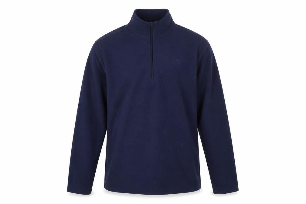 Peter Storm Men's Blue Fleece 1/4 Zip Pullover Sweatshirt L