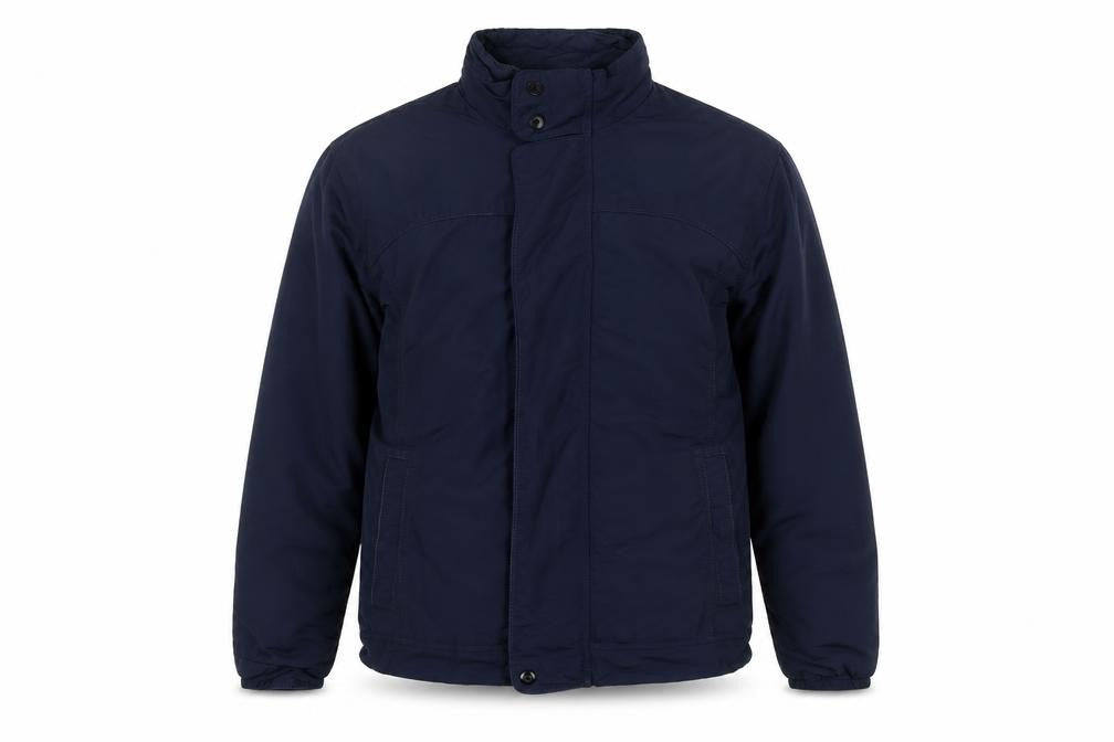 Marks & Spencer Men's Blue L Regular Fit Lined Zip Jacket