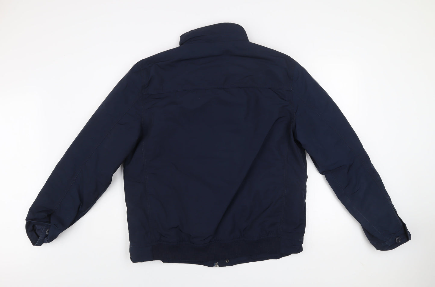 Marks and Spencer Men's Blue L Regular Fit Lined Zip Jacket