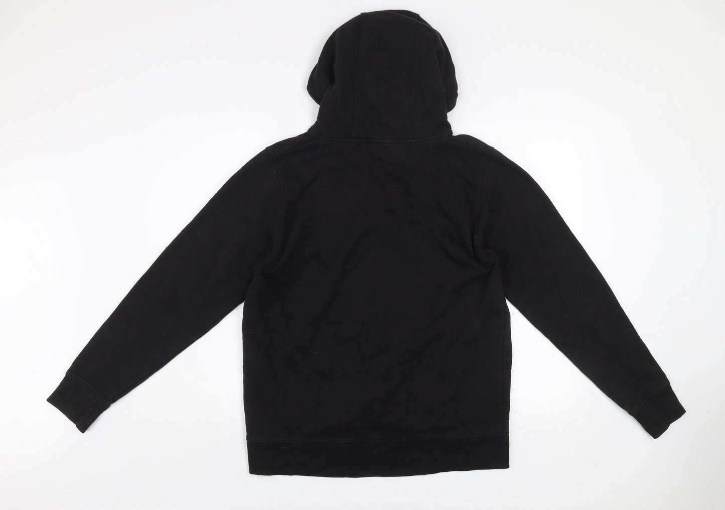 Brave Soul Men's Black XL Pullover Hoodie with Gold Logo
