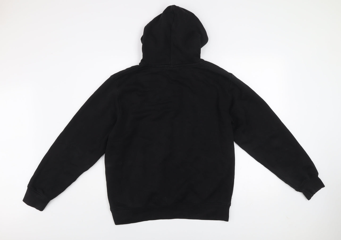 Nicce Men’s Black Pullover Hoodie Medium Logo Print Fleece