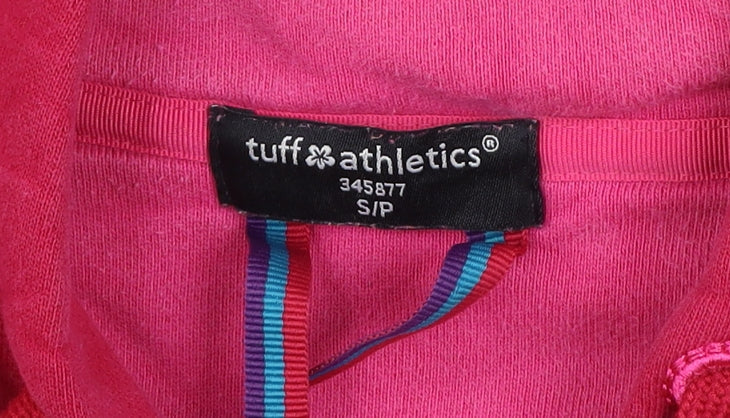 Tuff Athletics Women's Pink Hooded Full Zip Track Jacket Size S