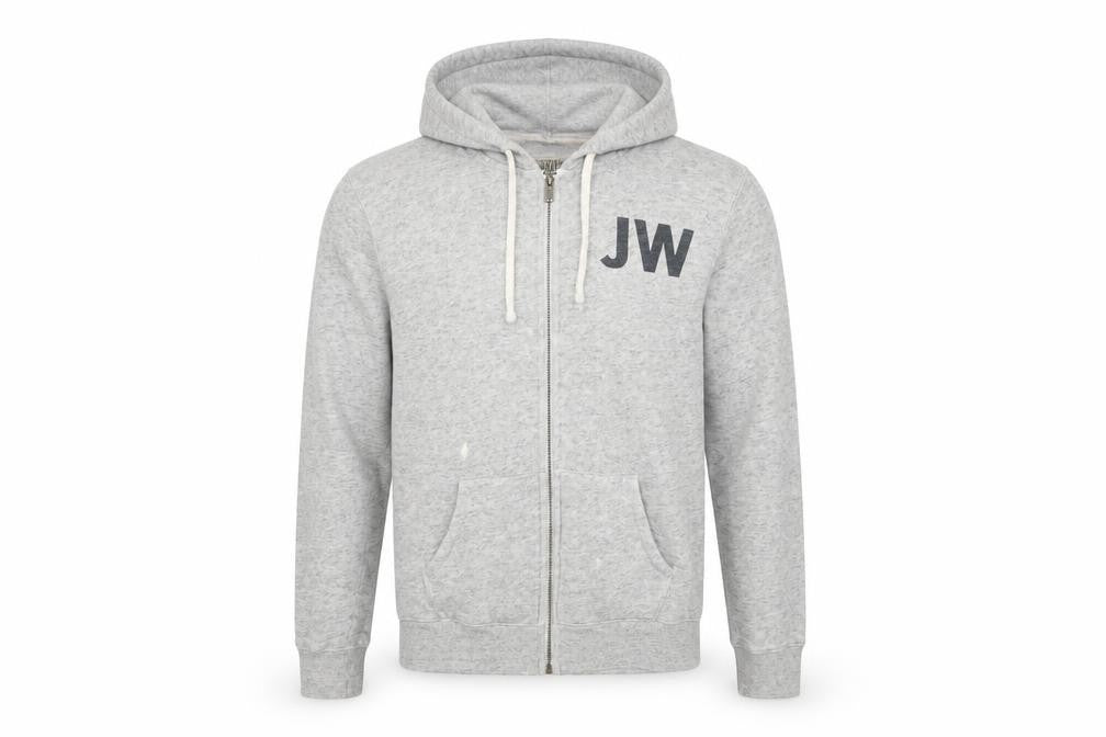 Jack Wills Mens Grey Small Track Jacket Hoodie Full Zip