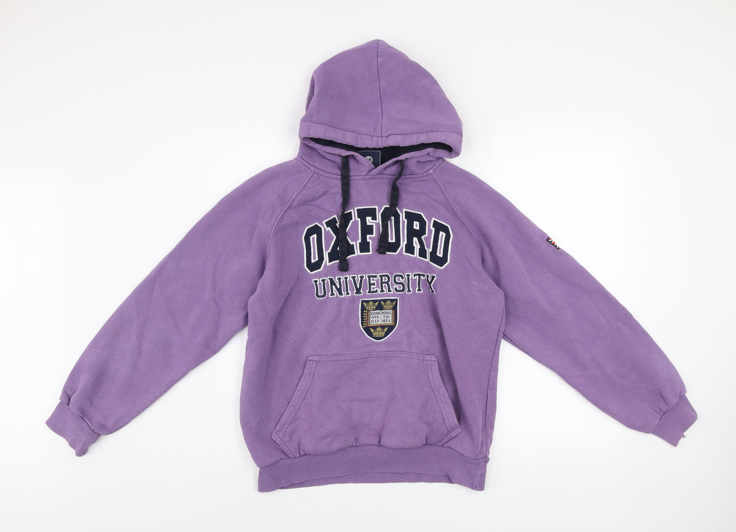 Oxford University Purple Hoodie Women Small Pullover Embroidered Logo