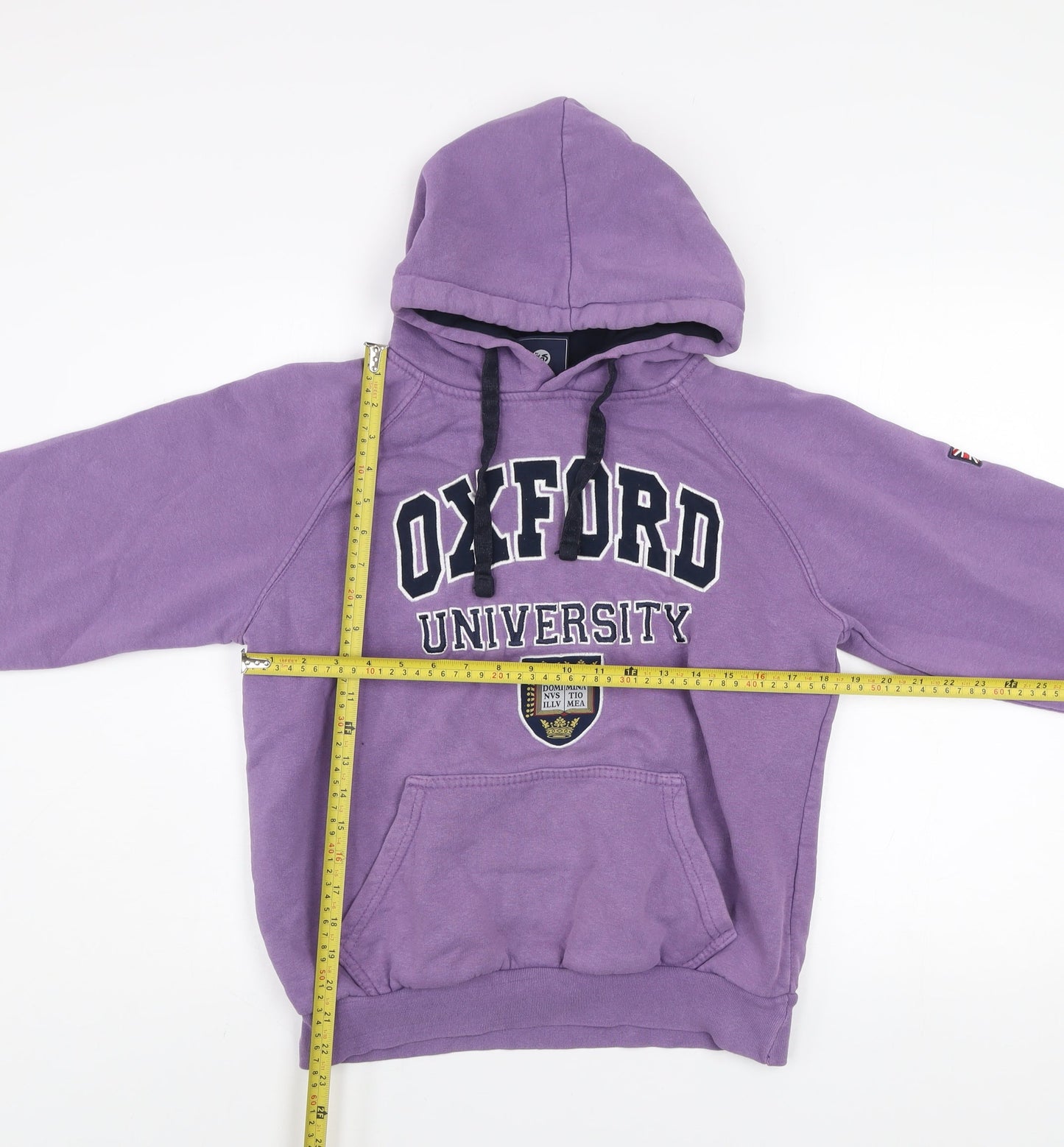 Oxford University Purple Hoodie Women Small Pullover Embroidered Logo