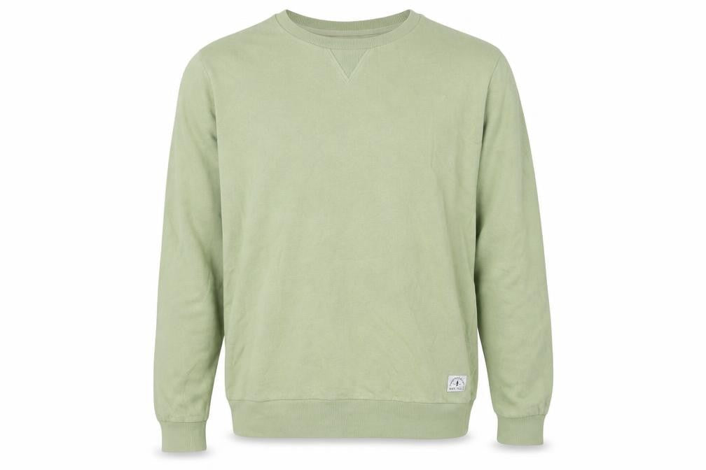 Jack Wills Men's Green Crew Neck Cotton Sweatshirt Size M