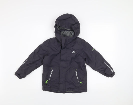 Dare 2B Boys Black Waterproof Insulated Ski Jacket 6 Years Hooded Winter Coat