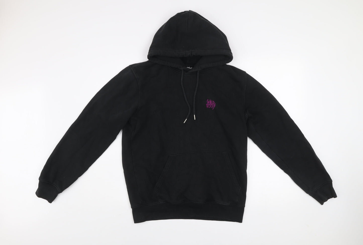 Banana Industries Men’s Black Pullover Hoodie Small Organic Cotton
